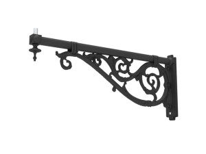 Литой алюминиевый уличный фонарь настенный кронштейн