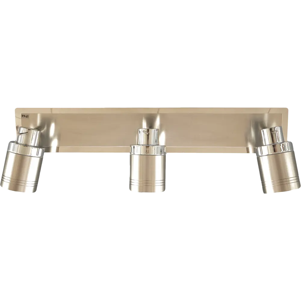 Светильник накладной Bergamo 3хGU10 IP44 цвет хром/никель Escada STLM-2197088 - Вид №1