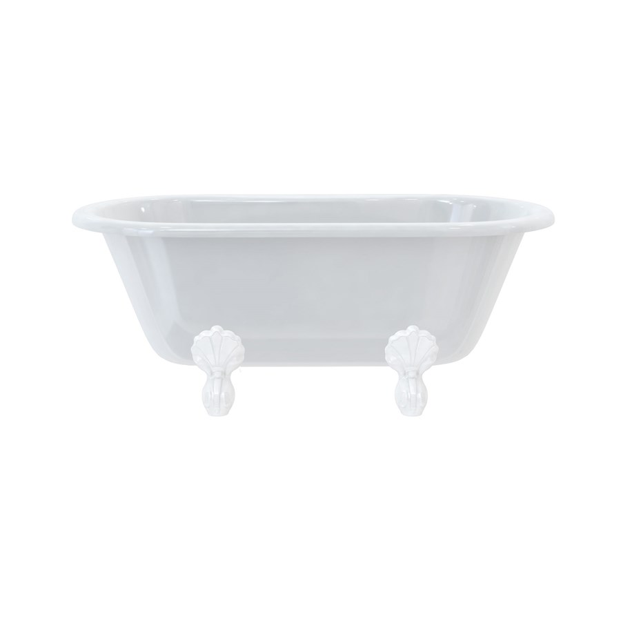 Burlington Двухсторонняя ванна Windsor 150 см с роскошными ножками с ножками Luxury Arc в черном цвете E4 L2B  - Вид №2