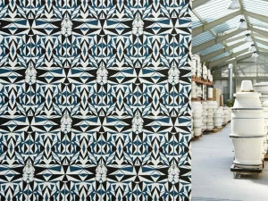 LELIEVRE Флизелиновые обои с геометрическим рисунком Deuxieme chapitre - jean cocteau 6461