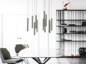 Стальной подвесной светильник