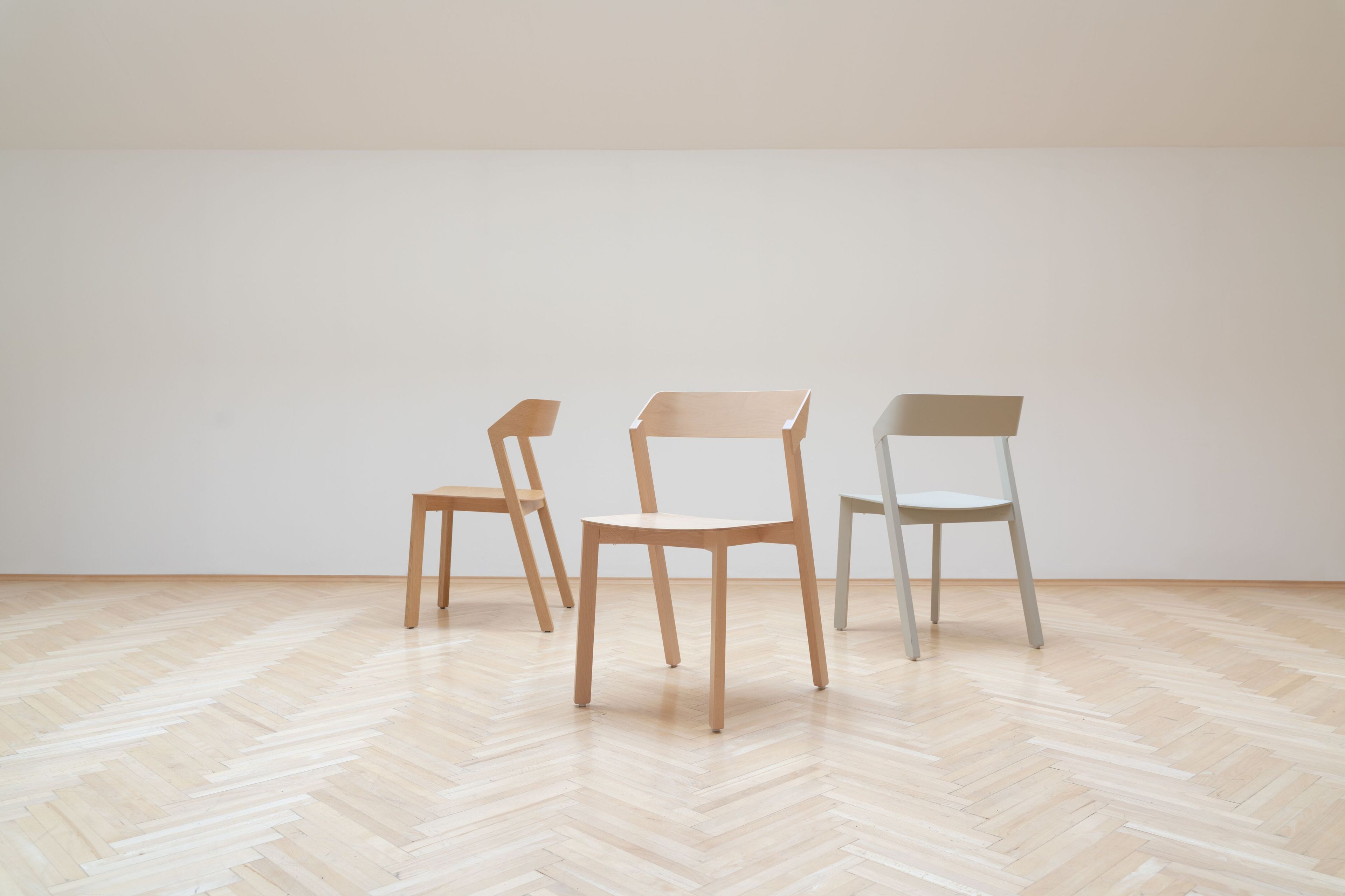 Деревянный стул с мягким сиденьем TON ARCH-00153291 - Вид №9