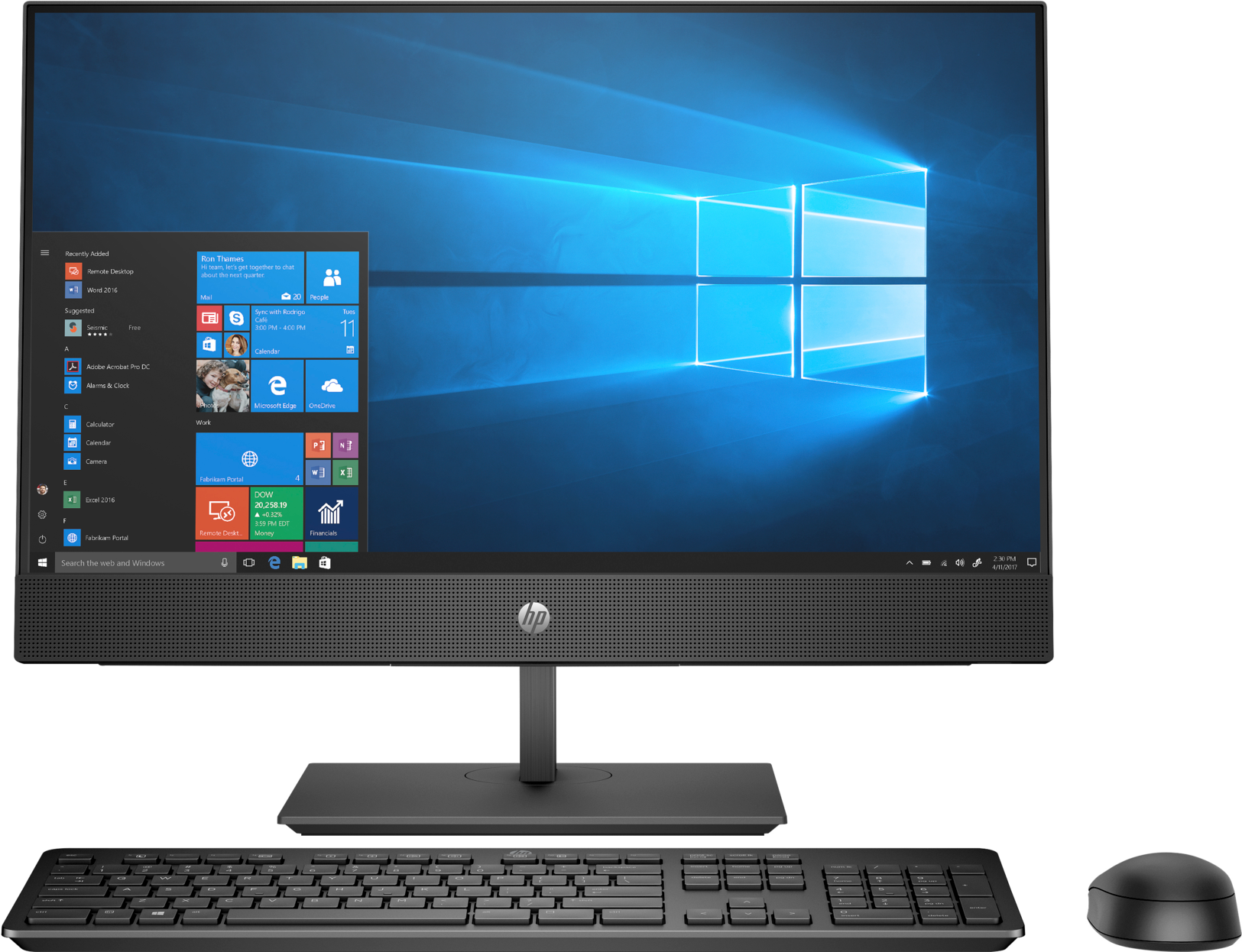 7PG48EA#ACB proone 440 g5 aio 23.8"(1920x1080 ips)/intel core i7 9700t(2ghz)/8192mb/256pcissdgb/dvdrw/wifi/war 1y/w10pro + displayport , adjust stand HP Santreyd 