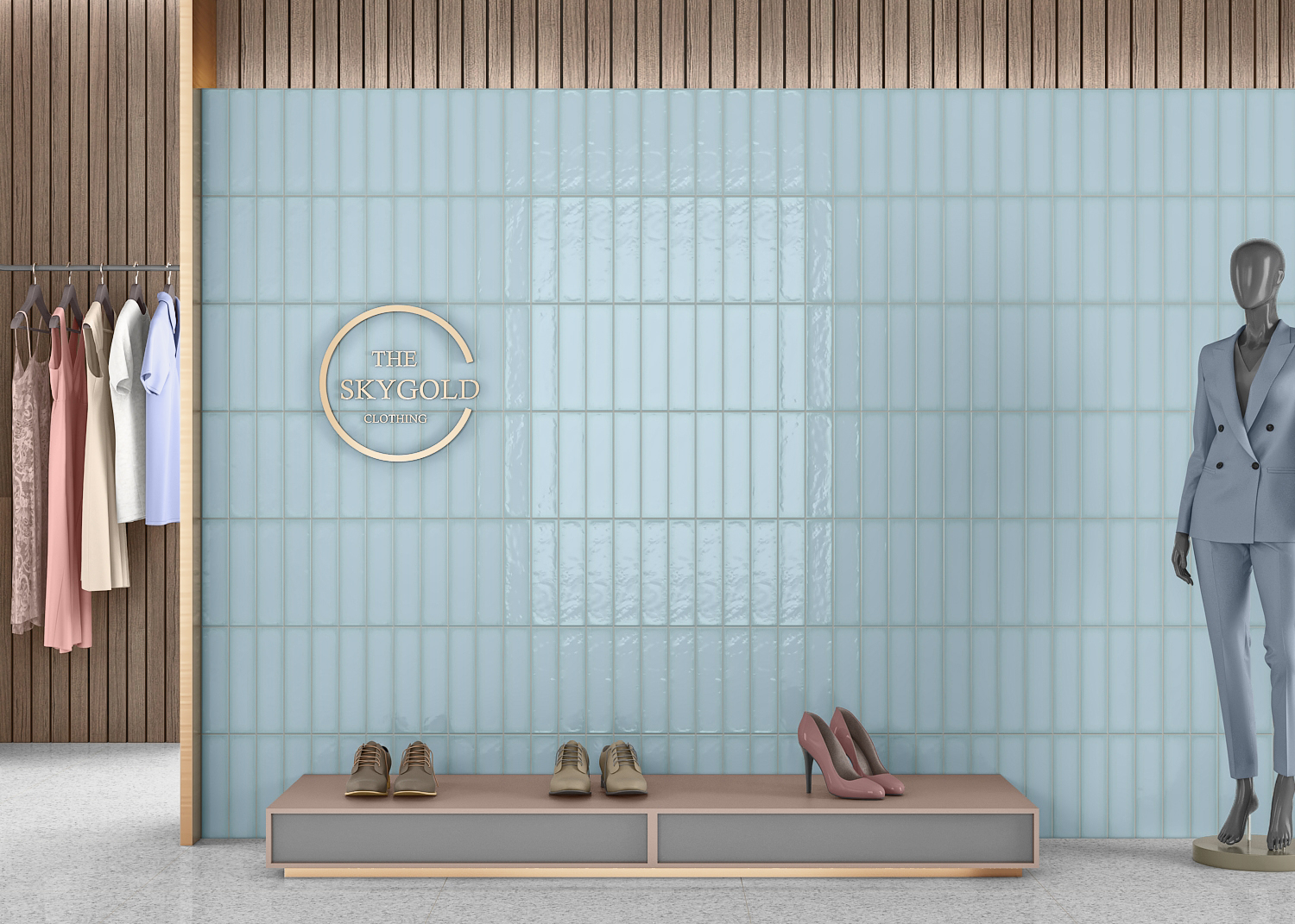 Monte SKY: Глянцевая плитка для вдохновляющих интерьеров STP-ST409 INCOLOR - Вид №1