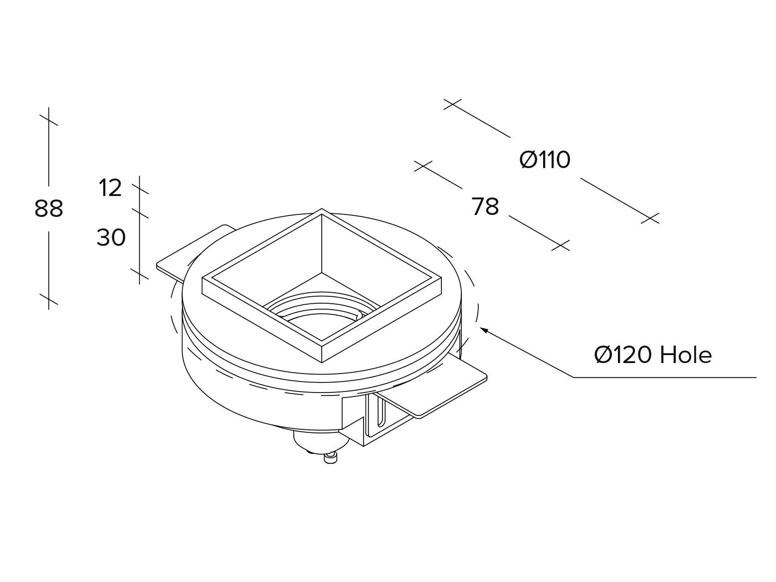 Алюминиевый утопленный прожектор Tecnico ELIS ARCH-00058997 - Вид №7