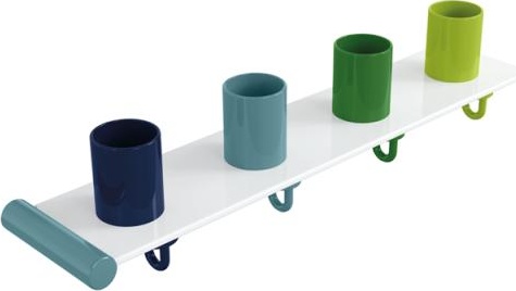 800.03.410 Набор удлинителей для держателей зубных щеток с крючком, 4 места HEWI Kids - Вид №2