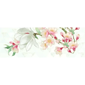 91092716 Панно Kerlife Primavera Magnolia Bianco глазурованная 70.90x75.30см STLM-0944268
