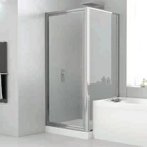 Novellini. Боковая панель 72 см FG с серебристым профилем STAR