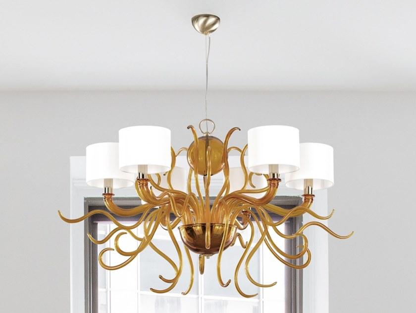 MULTIFORME Люстра ручной работы из муранского стекла Tourbillon Lp0505-6-a2 - Вид №1