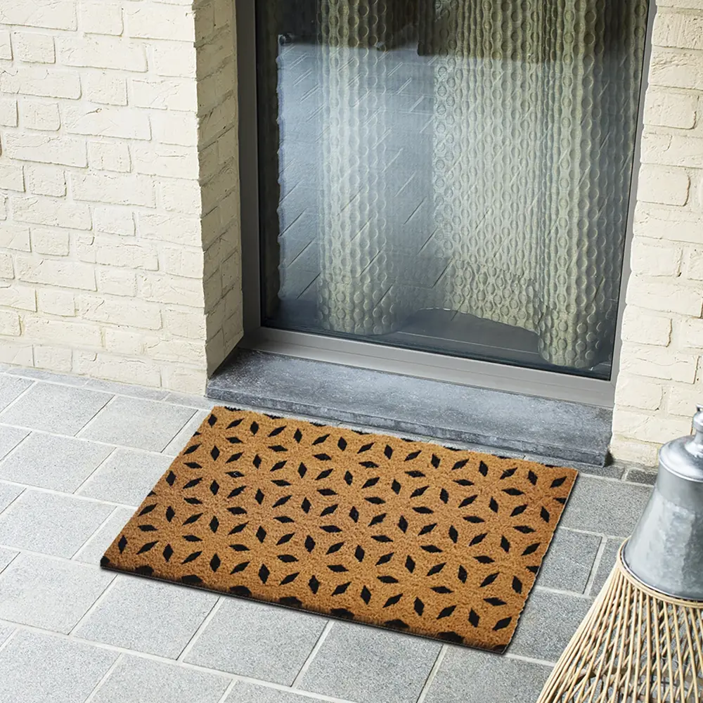 Velcoc Kera Rhombs — декоративный кокосовый коврик для входной зоны 89366021 STLM-1347096
