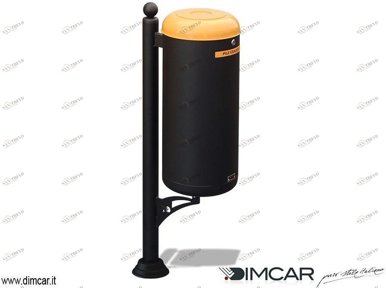 DIMCAR Урна с крышкой для разряженных батарей Elite 412-p