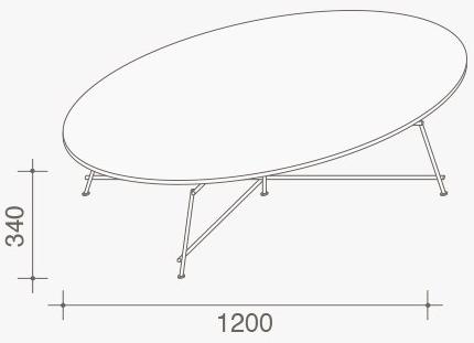 Lema Овальный журнальный столик из лакированного дерева sun-id-1449771 - Вид №4