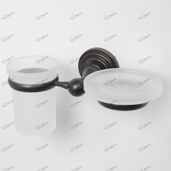 Держатель стакана и мыльницы WasserKRAFT (Германия) Isar 7326 sun-id-561315