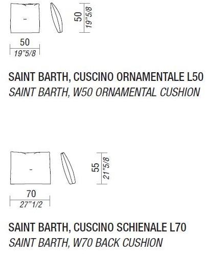 ESTEL GROUP Угловой диван со съемным чехлом из ткани Saint barth sun-id-1368043 - Вид №7