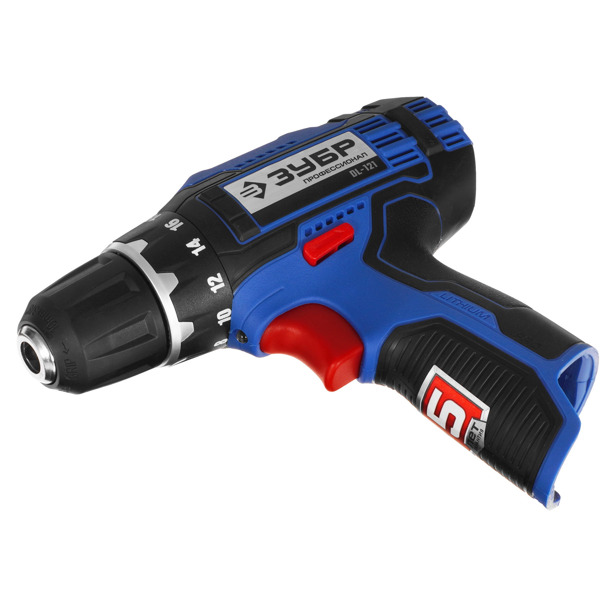 Дрель-шуруповерт Зубр DL-121 12V MAX PRO  , Без ЗУ, Без АКБ 9939275 STDN-0040519 - Вид №4
