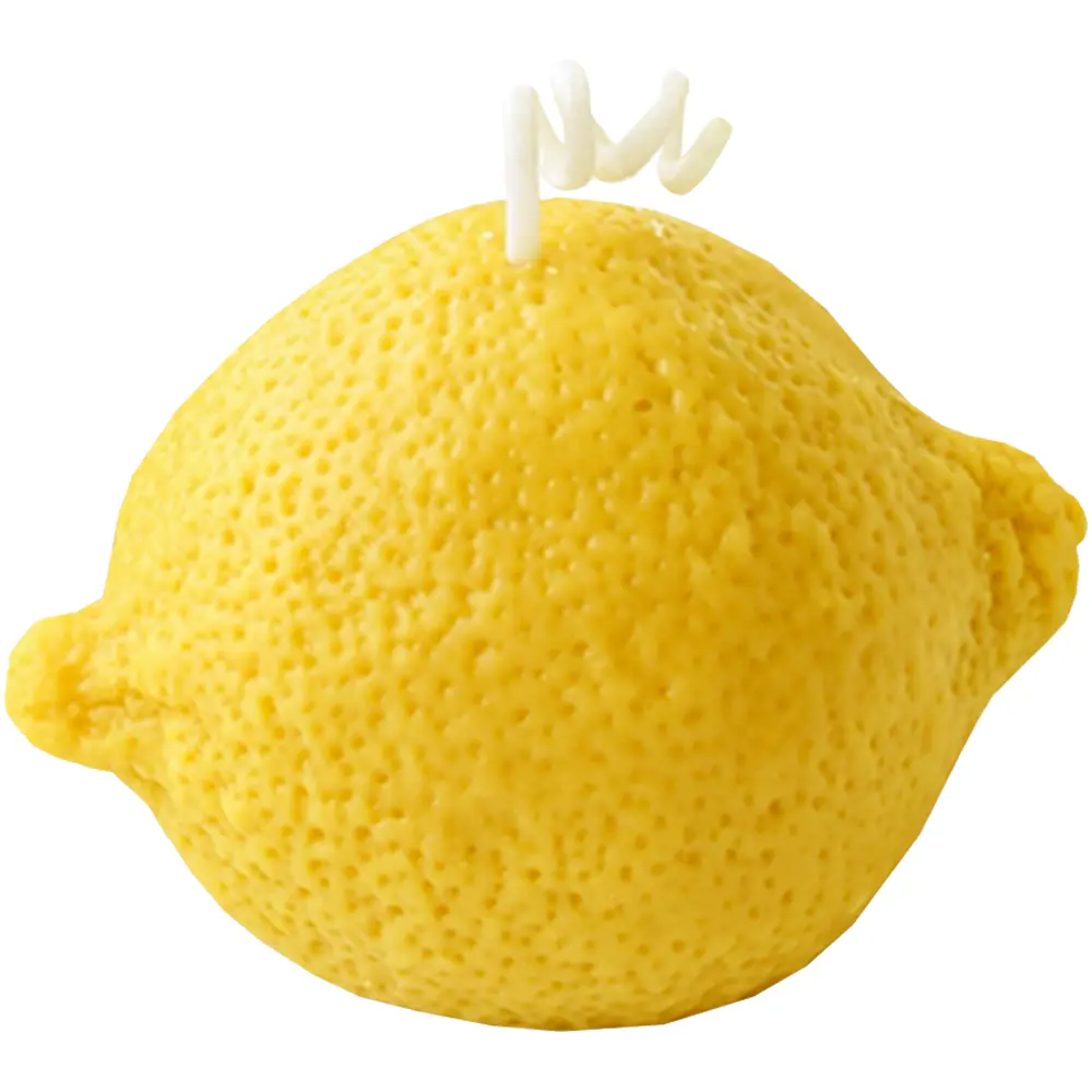 Свеча формовая Лимон желтая 5 см Santreyd STLM-2193714