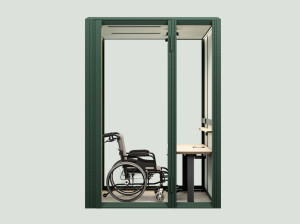 Одноместная акустическая офисная кабина для инвалидов