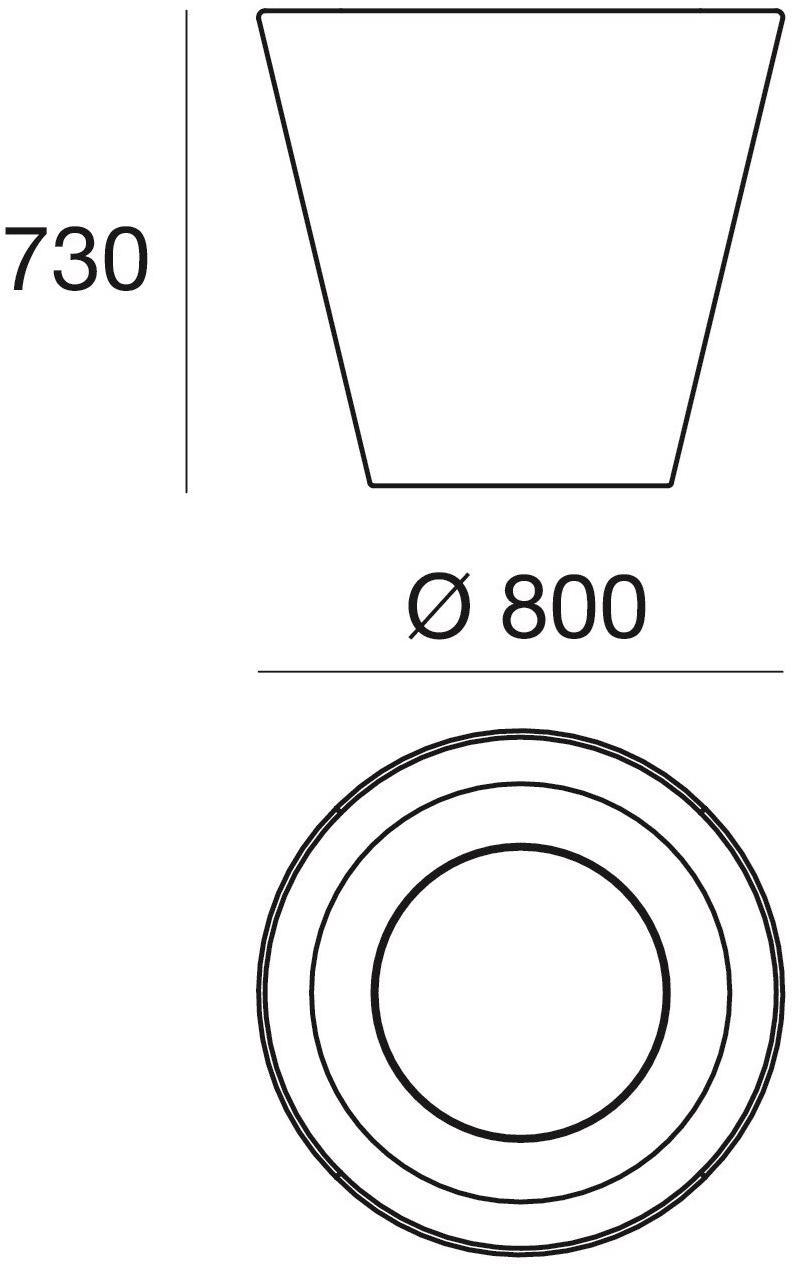 Linea Light Group Садовая ваза / торшер для улицы из полиэтилена sun-id-1426496 - Вид №4