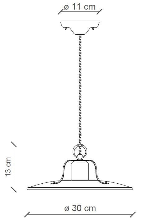 Керамический подвесной светильник FERROLUCE Кантри ARCH-00056675 - Вид №3