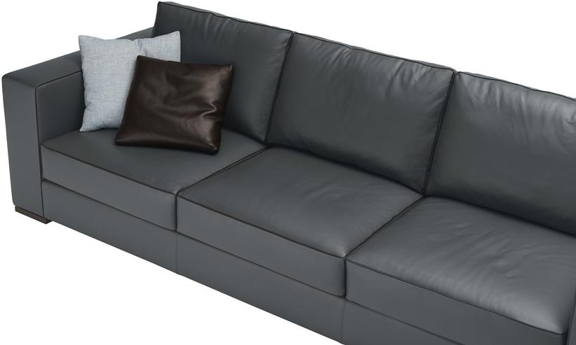 JESSE 3-х местный модульный кожаный диван Arthur sun-id-1484353 - Вид №1