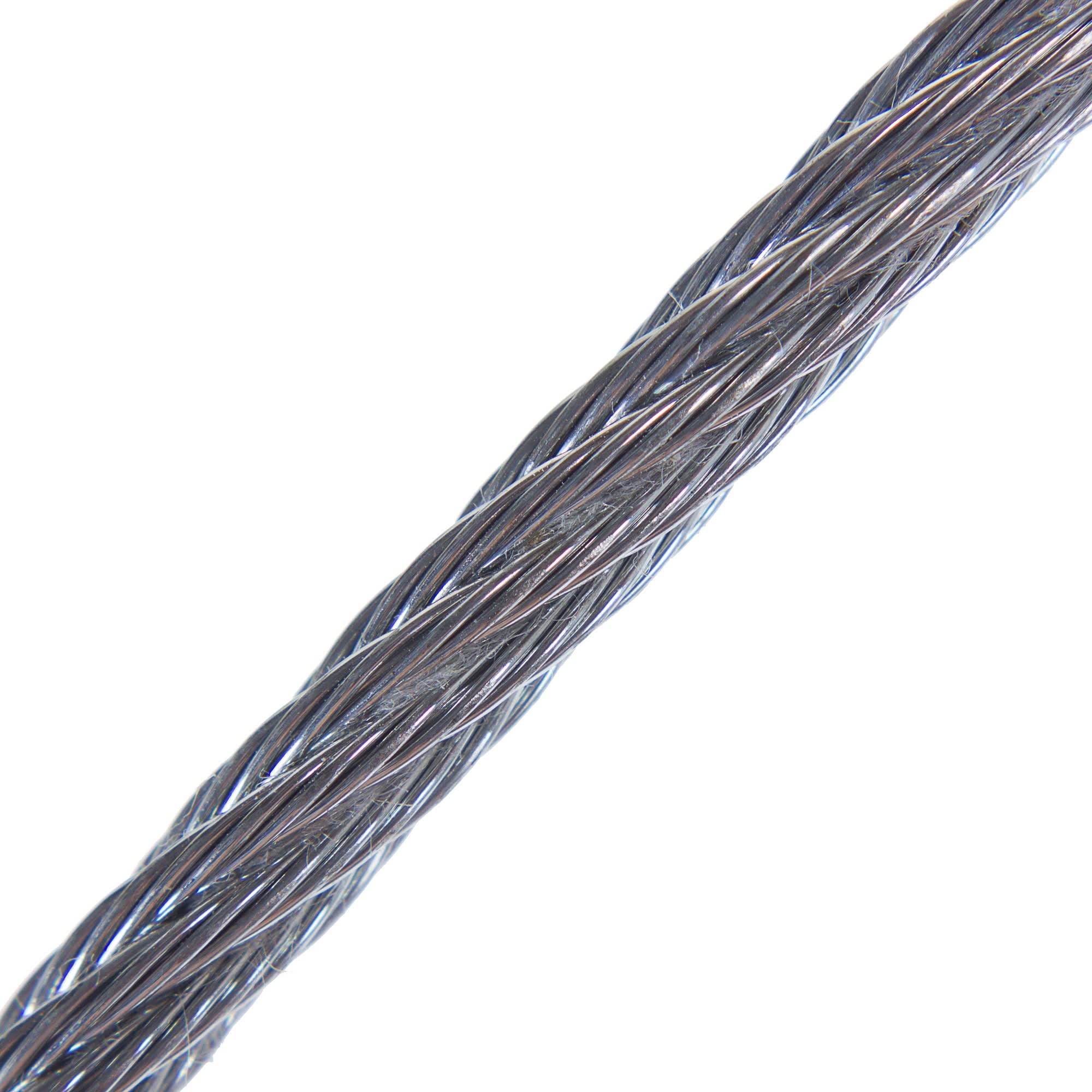 15956128 Трос стальной DIN 3055 4 мм 25 м, цвет цинк Santreyd  - Вид №1