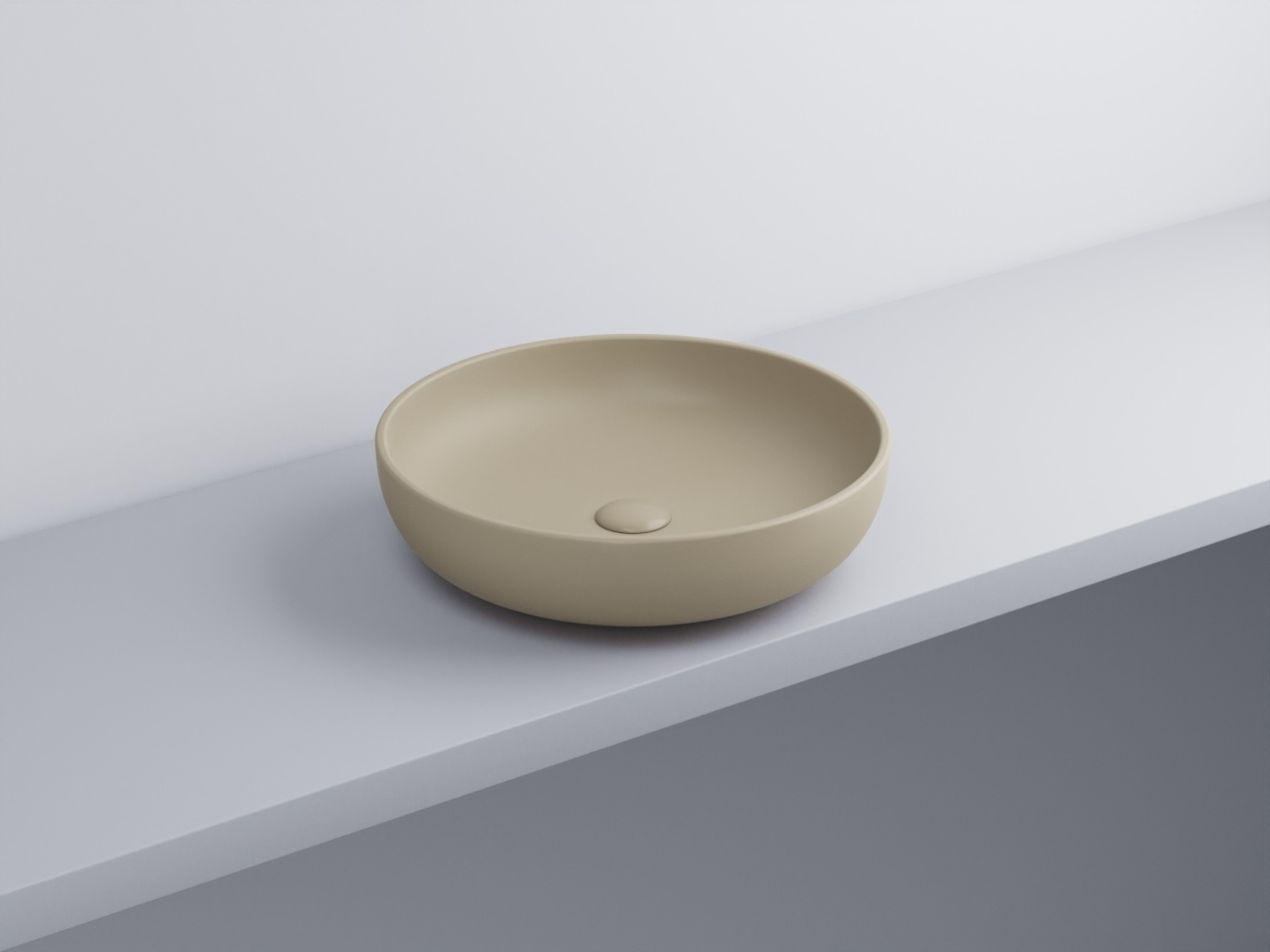 SHBA45-AV Накладная чаша без переливом ø45 cielo Shui Ceramica Cielo