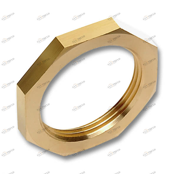 291138R SANHA 911 контргайка, латунь 3/8  SW 22 мм 