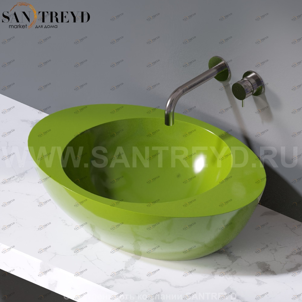 L269.121 Накладная раковина на столешницу  овальная A. e T. Italia ACCENT AeT ITALIA