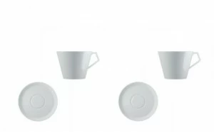 Driade Набор фарфоровых чашек с блюдцем Anatolia Da014l7012002
