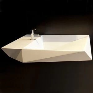 46708 Подвесная раковина настенная овальная Rapsel  белая