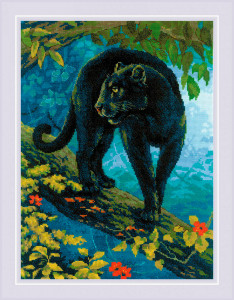 1826 Набор для вышивания Багира 30 х 40 см RIOLIS Сотвори Сама