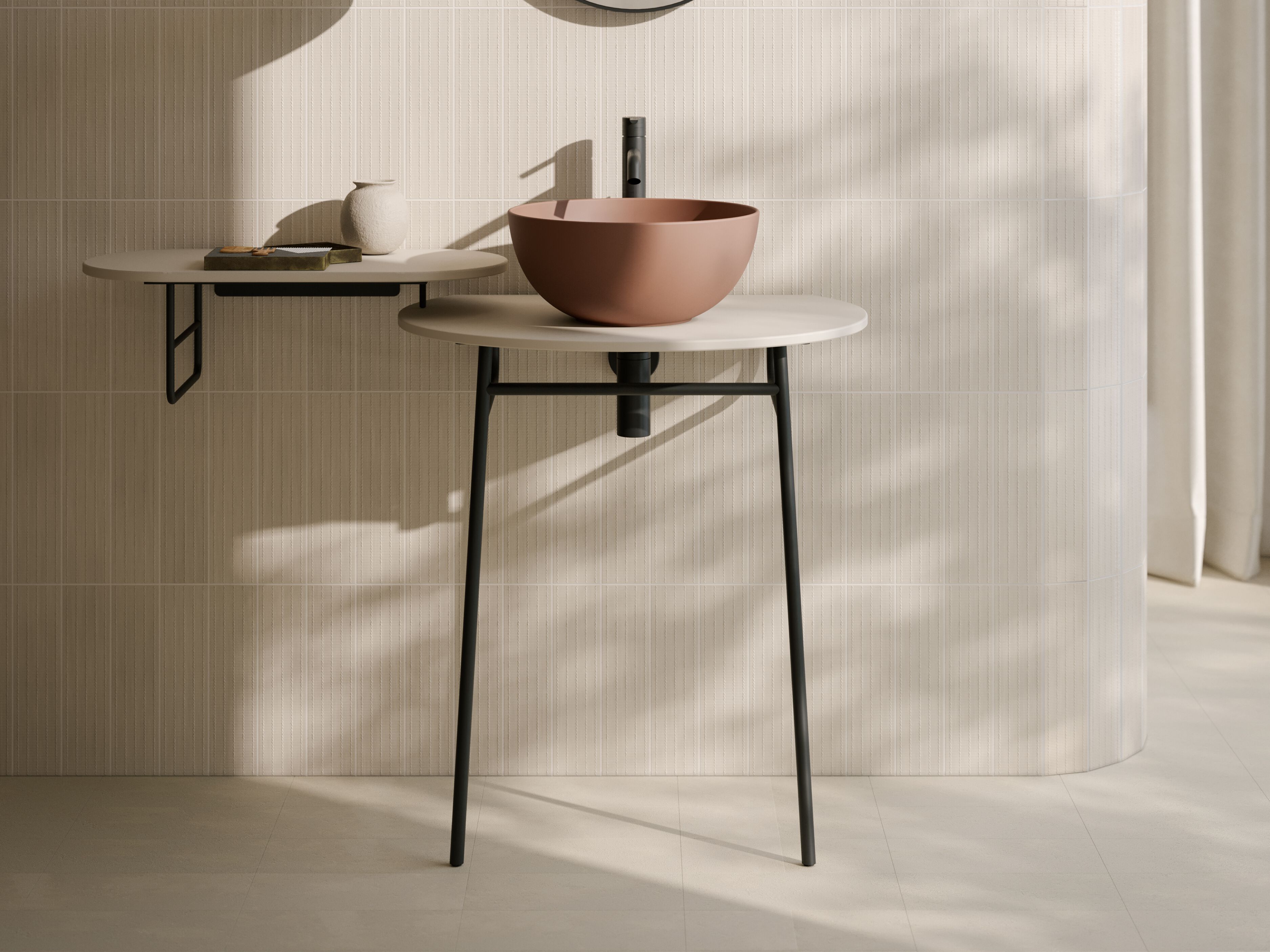 Керамическая круглая столешница Ceramica Globo чаши ARCH-00069440