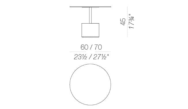 Круглый садовый столик Lapalma JEY OUTDOOR ARCH-00071177 - Вид №21