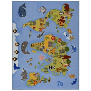 Ковер полиамид Гео 203 150x200 см цвет мультиколор