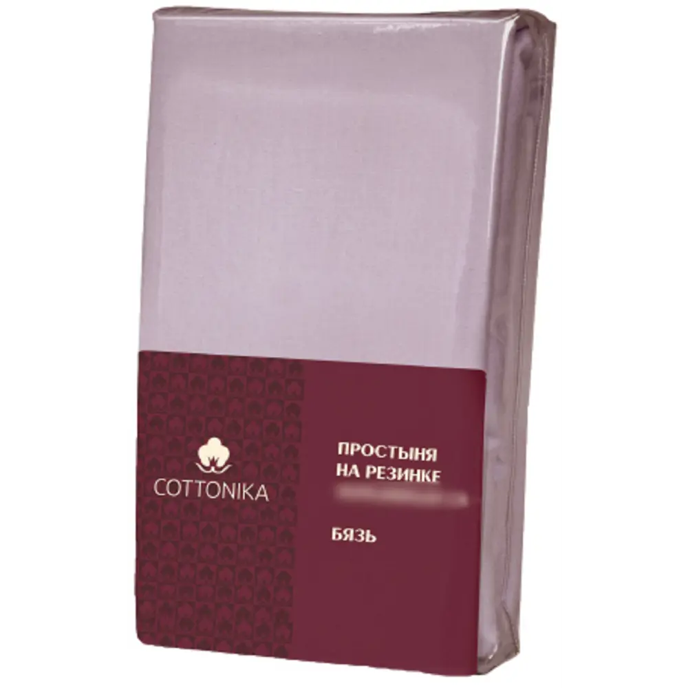 Простыня Cottonika Гамма А 160x200x20 см бязь на резинке черничный STLM-2180716