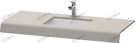 DS828C01414 Консоль DuraStyle #DS828C 550 мм Терра, декор Duravit