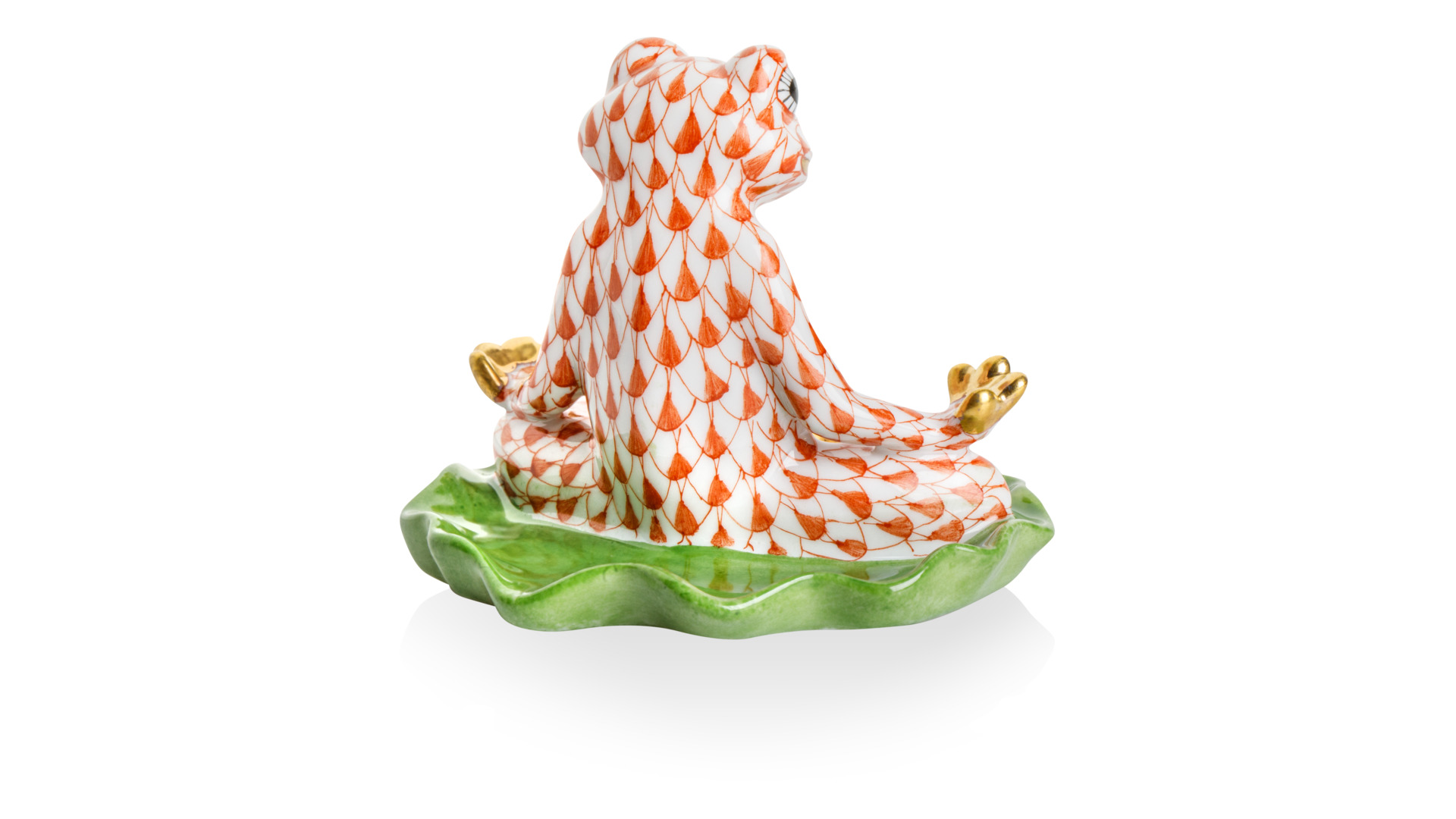 10638731 Herend Фигурка 5,5см "Лягушка-йог" Фарфор  - Вид №2