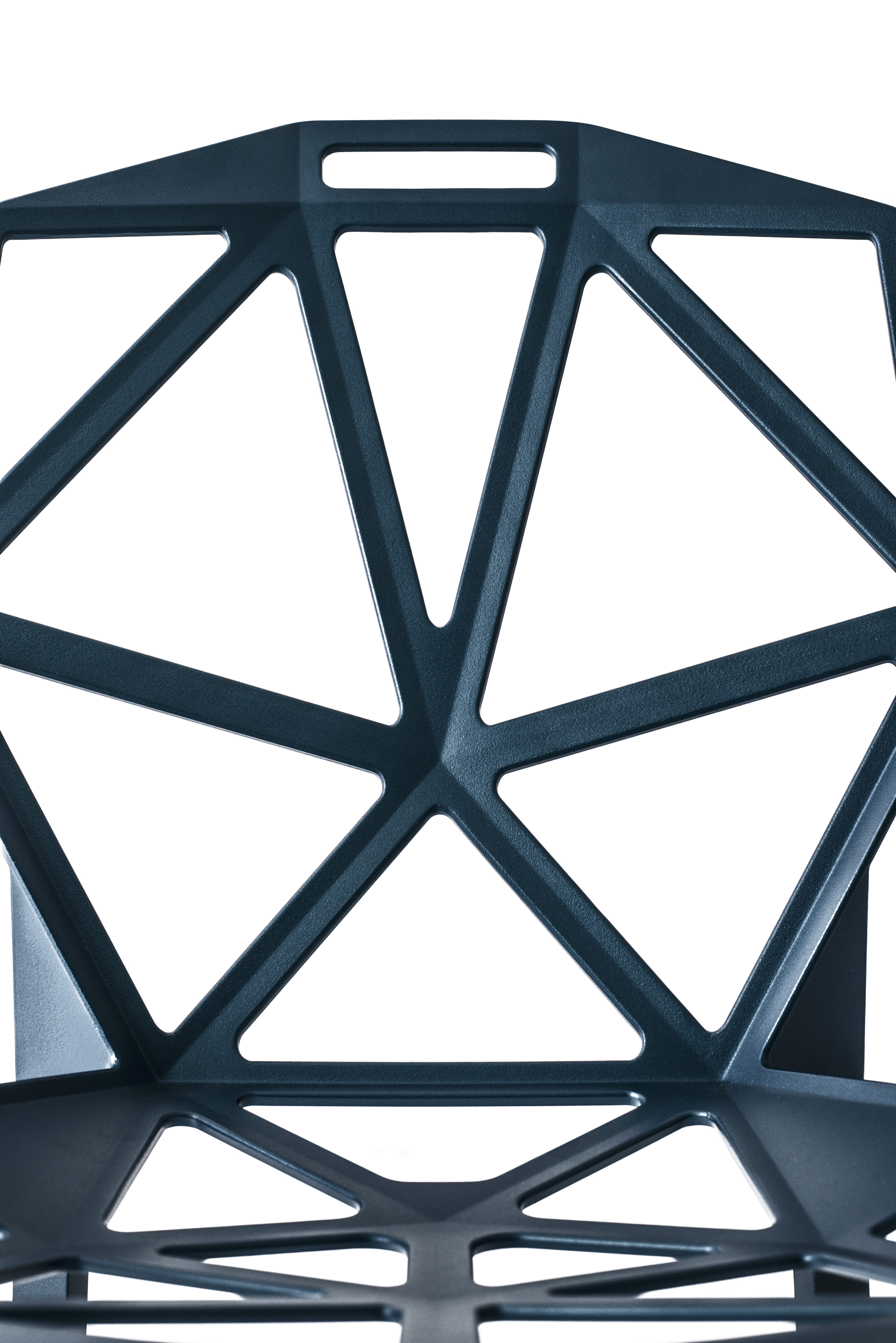 Magis Chair One SD5460 Стул голубой, выполнен полностью из алюминия в цвете ножки - сиденье: blue 5255 - blue 5255. - Вид №1