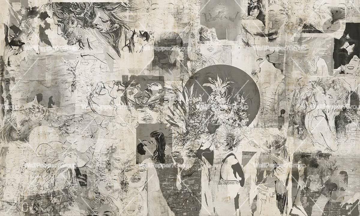 Обои moderna industrial, ПВХ бесплатно, ЭКО, моющиеся WallPepper KISS ARCH-00102431 - Вид №1