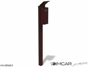 DIMCAR Стальная пепельница для общественных мест Elite 411-bis