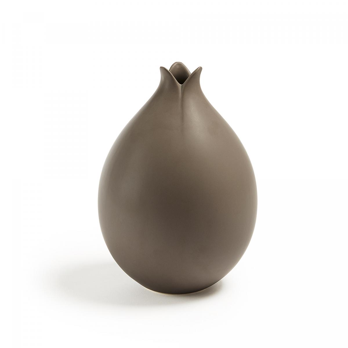 054827 Ваза керамическая коричневая La Forma Lys - Вид №1