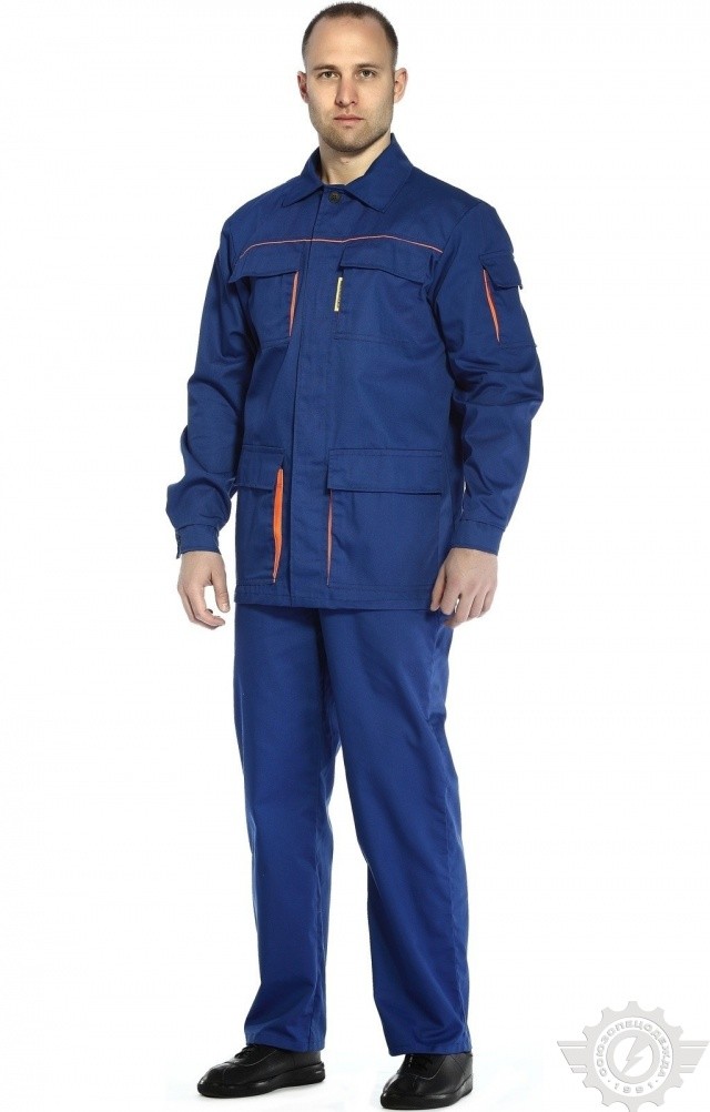 65693 Куртка "Эксперт-2" василек  Летняя спецодежда  размер 56-58/182-188  - Вид №3