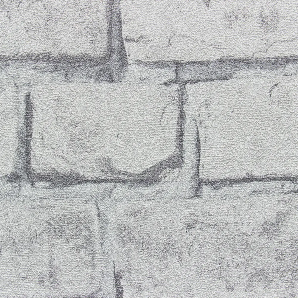 Обои флизелиновые Inspire Rock серо-белые 1.06 м White 0 STLM-2093282 - Вид №1