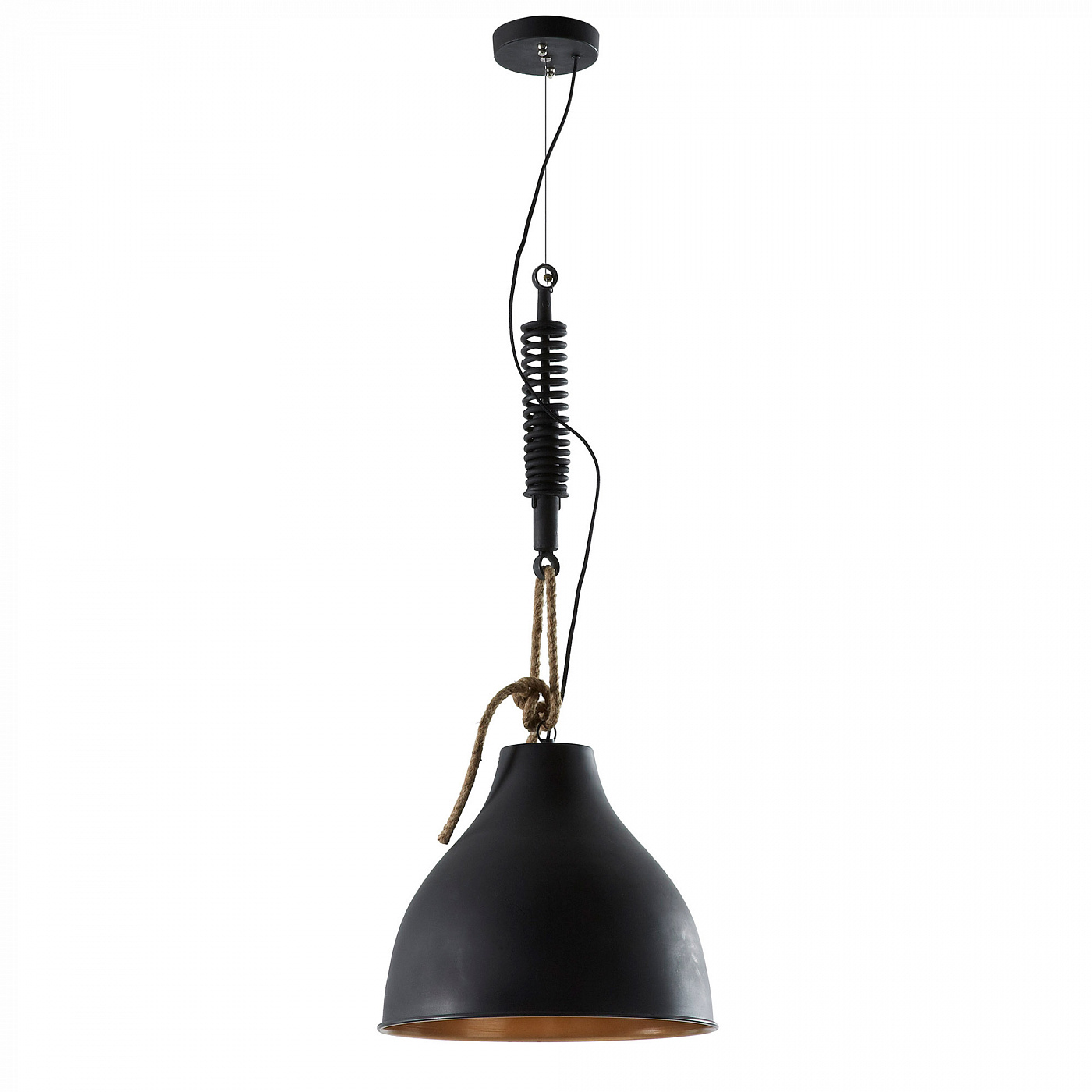 047640 Люстра Eidas черная La Forma Sadie  - Вид №1