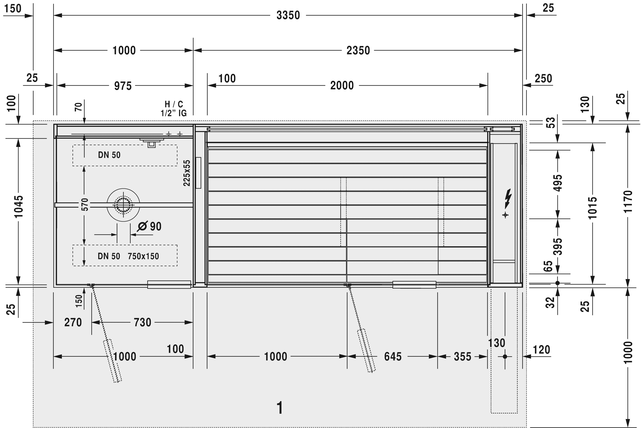 750513002011001 Inipi Сауна Inipi Ama, пристенный и угловой вариант
Исполнение: американский орех (нат.шпон) Белый глянцевый декор Duravit  - Вид №4