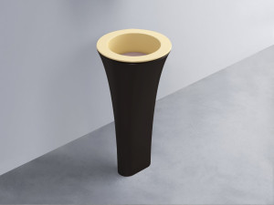 AMLA45-CN+AMPILT-CP+AMCOLT-LV Раковина Amedeo Tondo отдельностоящая cielo Enjoy + Amedeo