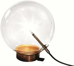 Gallotti&Radice Галогенная настольная лампа из дутого стекла Bolle