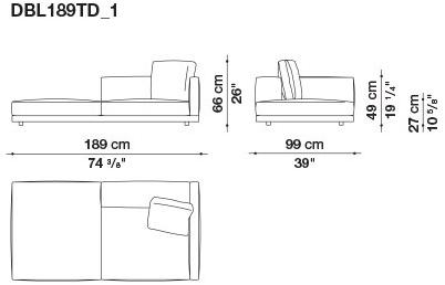 B&B Italia Кожаный диван Dock sun-id-1441060 - Вид №137
