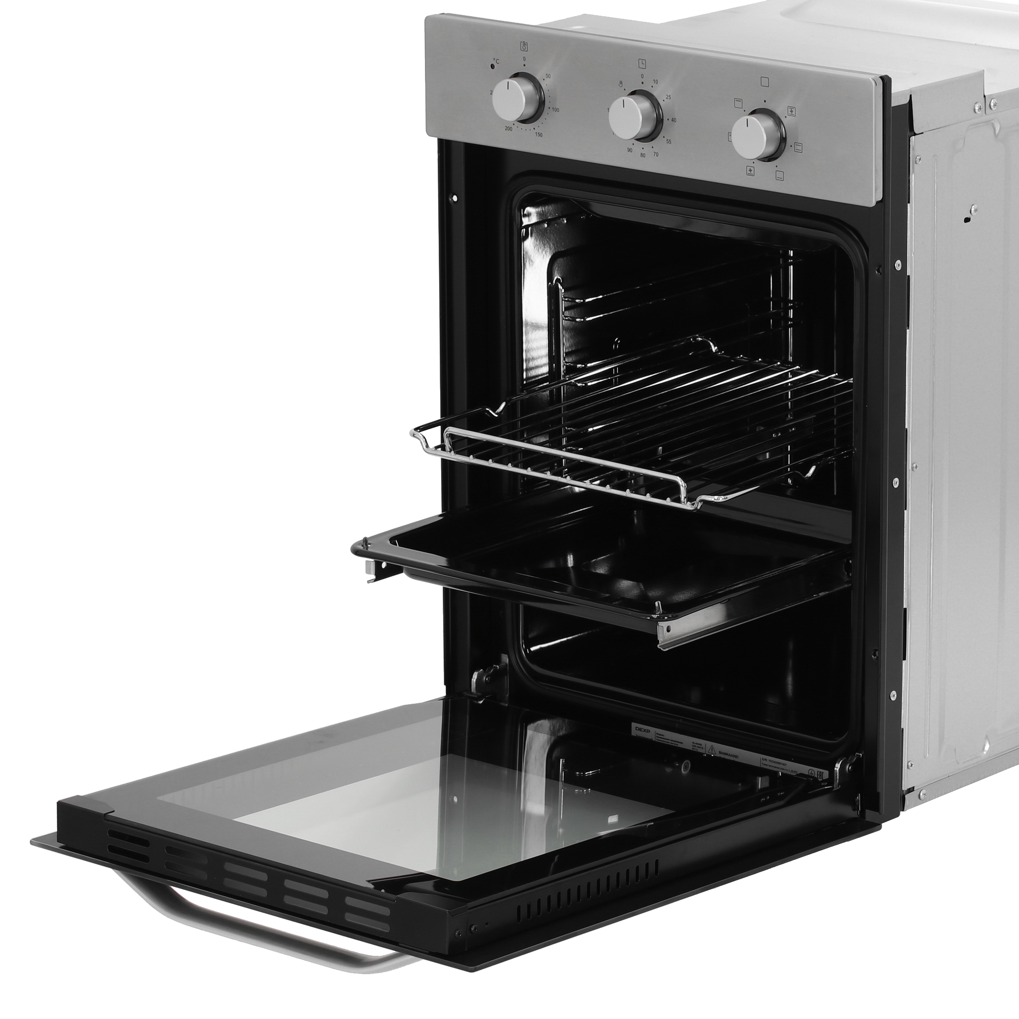 9101383 Электрический духовой шкаф DEXP 1SL45MSS серебристый STDN-0038319 - Вид №6