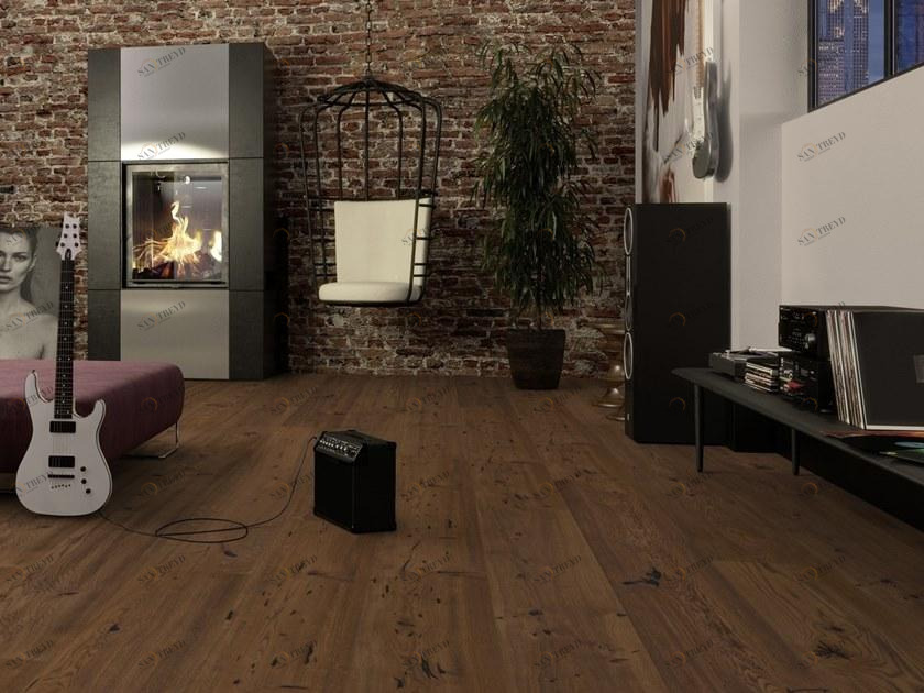 BOEN 3-х слойный дубовый паркет Chalet / chaletino Sn**zkwd